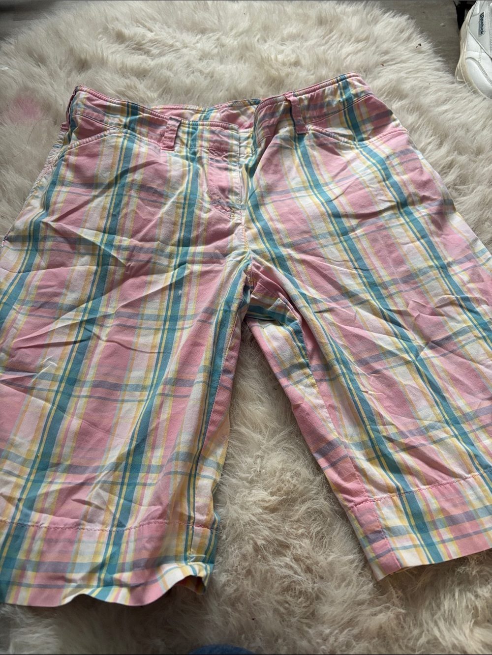 Jones New York Pink Pastel Striped Girls' Shorts